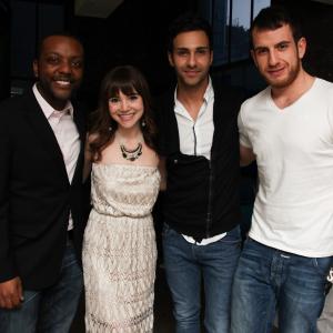 Demetrius Wren, Christina Wren, Zaher Saleh and Andrew Makadsi at the premiere of 