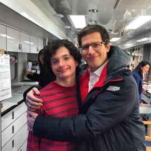 As Young Jake on Brooklyn NineNine with Andy Samberg
