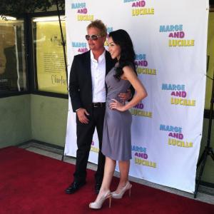 Angie Dick and Jaysn Douglass at Marge and Lucille Premiere 2013