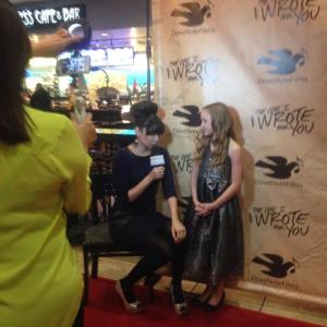 Avi Lake being interviewed by Style Lush TV at 