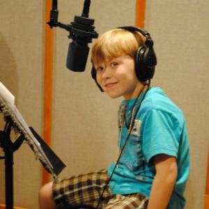 Bryce recording voice over as Mello in Fishies