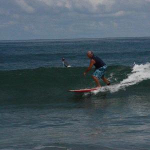 Favorite pastime Surfing in costa Rica