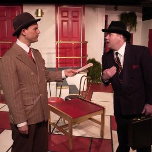 As Ed Devery in Born Yesterday Cyranos Theatre Company January 2004 with Erick Hayden