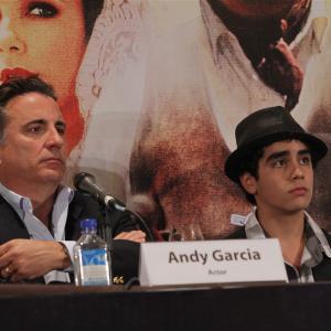 Mau Kuri at press conference with Andy Garcia