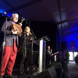 Steve Marin & Michelle Westford on stage for the Illumination Gala