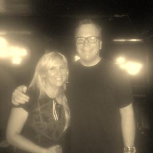Comedians Michelle Westford and Tom Arnold at The World Famous Comedy Store in Hollywood.