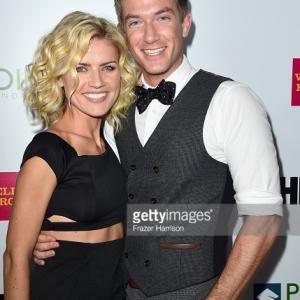 John Mason and Agnes Olech arrive at the Point Foundation Gala, Los Angeles 2015