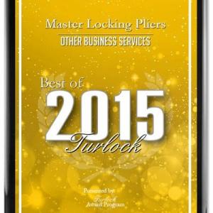 Press Release FOR IMMEDIATE RELEASE Master Locking Pliers Receives 2015 Best of Turlock Award wwwMasterLockingPliersCom