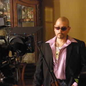 Juan Pineda Sanchez El Pitbull In Action During the Filming of the Movie El Patroncito