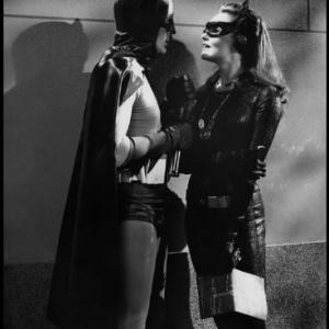 Batman Adam West and Julie Newmar