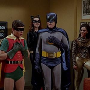 Still of Adam West Julie Newmar and Burt Ward in Batman 1966