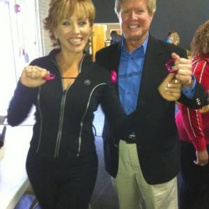 Forbes Riley and I at Success TVs Omnicom Studios following the taping of 3 infomercials She is a powerhouse of energy!
