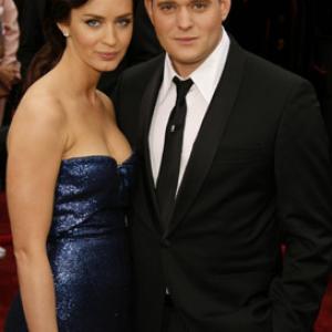 Michael Bublé and Emily Blunt at event of The 79th Annual Academy Awards (2007)