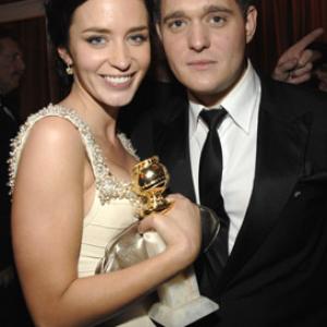 Michael Bubl and Emily Blunt