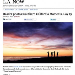 My photograph in LA Times