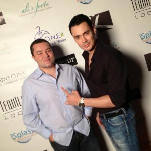 Producer Rob Simmons with actor Enzo Zelocchi