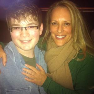 Fritz with Director Anne Fletcher at the Cast  Crew screening of The Guilt Trip Paramount Studios