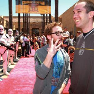 Seth Green and Matthew Senreich at event of Star Wars: The Clone Wars (2008)