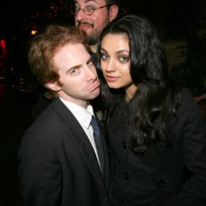 Seth Green and Mila Kunis at event of Robot Chicken 2005