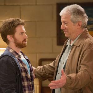 Still of Seth Green and Peter Riegert in Dads 2013