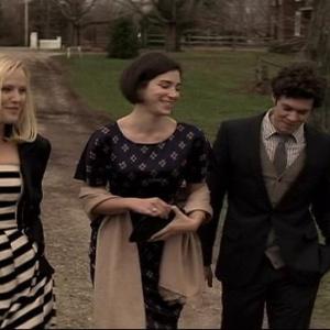 Still of Katie Holmes Malin Akerman Adam Brody and Jeremy Strong in The Romantics 2010