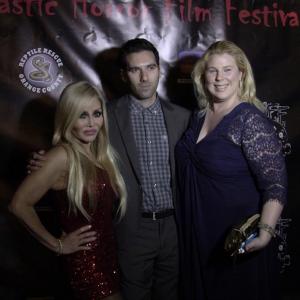 Kristin West with Dawna Lee Heisling and Marin Scodone at FANtastic Horror Film Festival in San Diego