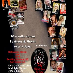 Poster for FANtastic Horror Film Festival where Kristin West is scheduled to appear on Halloween 2014
