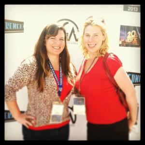 Kristin West attends Producers Guild Conference at the Fox lot with Kate Marzullo