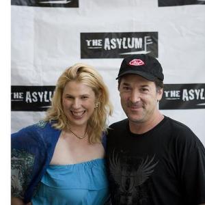 West with David Michael Latt of Asylum Films at premiere of Atlantic Rim