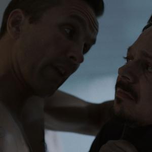Still of Sean Bell and Gary Wolf in An Entanglement 2015