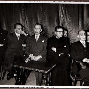 Josep Torrella, Joan Brunet, Pedro Font Puig, Mossèn Ernest Mateu, Francisco Torruella and Jaume Calvó in Torrella, una vida pel cinema (1997)