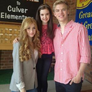 Kat, Kenton and Me on the set of Little Savages.