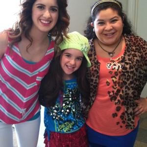 Laura, Aubrey and Raini on Austin and Ally, Disney!