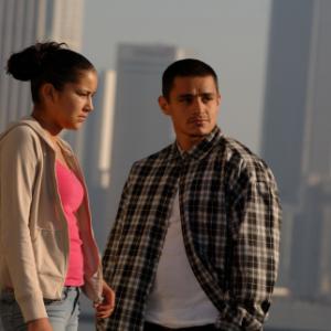 Still of Jesse Garcia and Emily Rios in Quinceañera (2006)