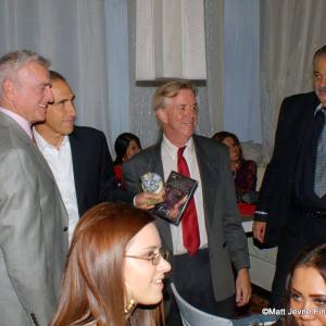 With Kevin Dobson, Paul Carafotes and Carlos Rojas at The Angeleno Film Festival Award Ceremony, Sept. 20, 2012.