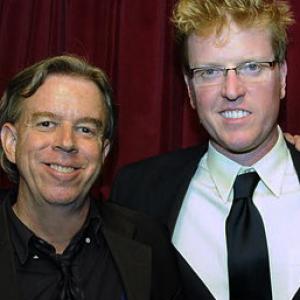 Jeff Vernon and Jake Busey at The Angeleno Film Fest, Aug 29, 2010.