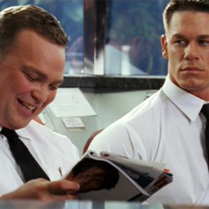 Drew Powell and John Cena in a scene from 