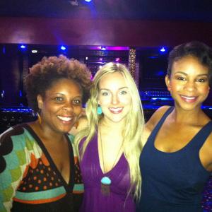Kayla Ibarra with The Unwritten Rules Executive ProducerWriter Kim Williams and Star Aasha Davis
