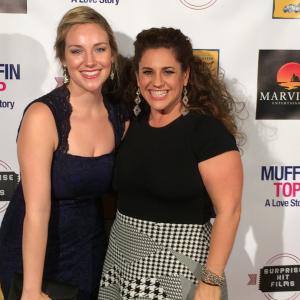 Kayla Banks with Marissa Jaret Winokur at 'Muffin Top: A Love Story' LA Premiere