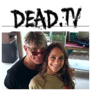 On set of Dead.tv with Eric Roberts