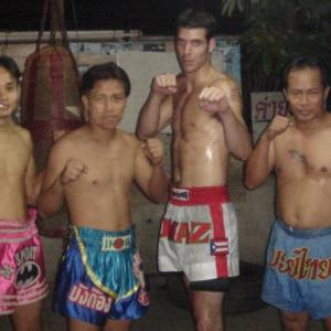 Muay Thai training in Thailand 2007