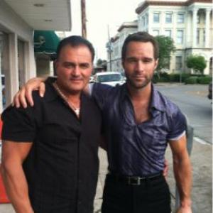 With Chris Diamantopoulos On Set  Empire State 