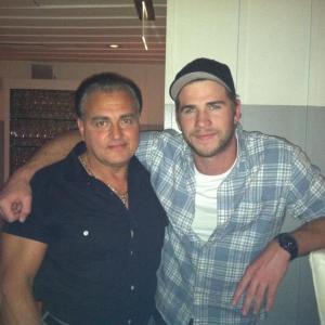 With Liam Hemsworth  Empire State 