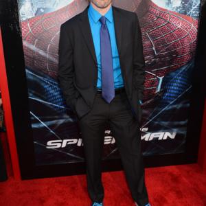 Leif Gantvoort appearing on the red carpet for the premiere of The Amazing SpiderMan