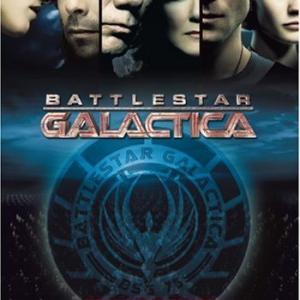 Mary McDonnell, Edward James Olmos, Jamie Bamber, James Callis, Katee Sackhoff and Tricia Helfer in Battlestar Galactica (2003)