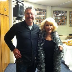 With Joan Rivers 2012 Right after doing Joans hair in Santa Rosa