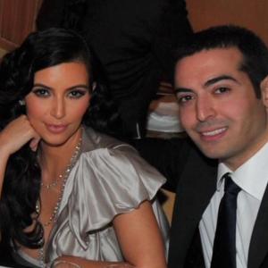 Kim Kardashian and Producer Mohammed Al Turki attend the Cinema For Peace event benefitting JP Haitian Relief Organization in Los Angeles held at Montage Hotel on January 14 2012 in Los Angeles California