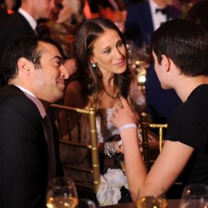 (L-R) Mohammed Al Turki and Sarah Jessica Parker attend the amfAR Inspiration Gala New York 2014 at The Plaza Hotel on June 10, 2014 in New York City.