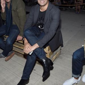 Film producer Mohammed Al Turki attends the Givenchy fashion show during Spring 2016 New York Fashion Week at Pier 26 at Hudson River Park on September 11 2015 in New York City
