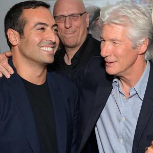 Mohammed Al Turki, Oren Moverman and Richard Gere attend the 'Time Out of Mind' New York premiere at BAM Rose Cinemas on September 8, 2015 in New York City.